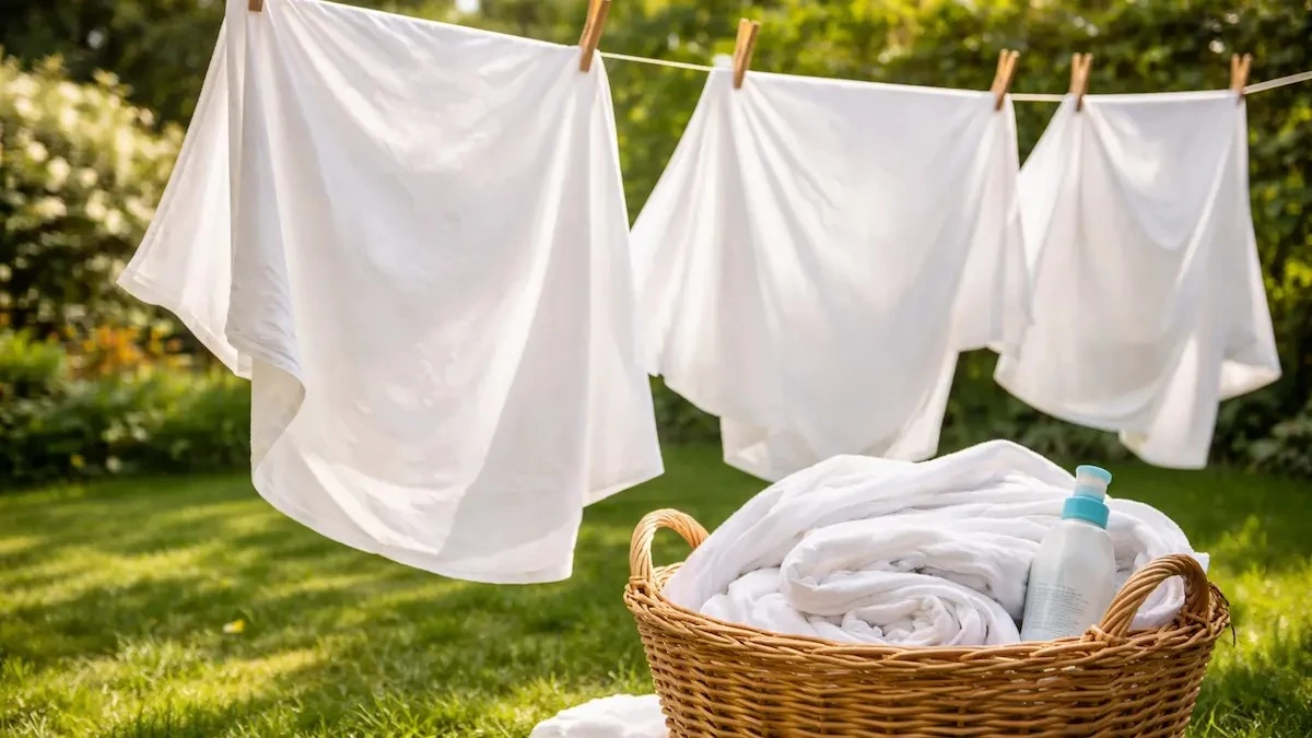 Czy Twoje prześcieradła po wyjęciu z pralki są sztywne? Eksperci zdradzają, jak suszyć je na powietrzu, by były miękkie.