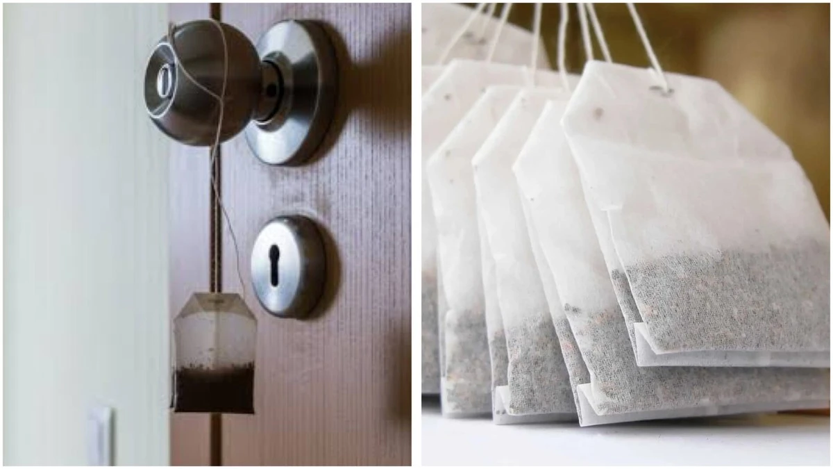 Nigdy nie zgadniesz, dlaczego ludzie wieszają torebkę herbaty na klamce – efekt zaskoczy!