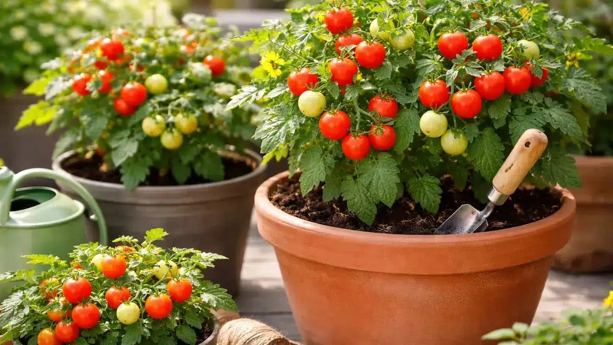 Genialny sposób na pomidorki koktajlowe w doniczkach: Smak lata w zasięgu ręki