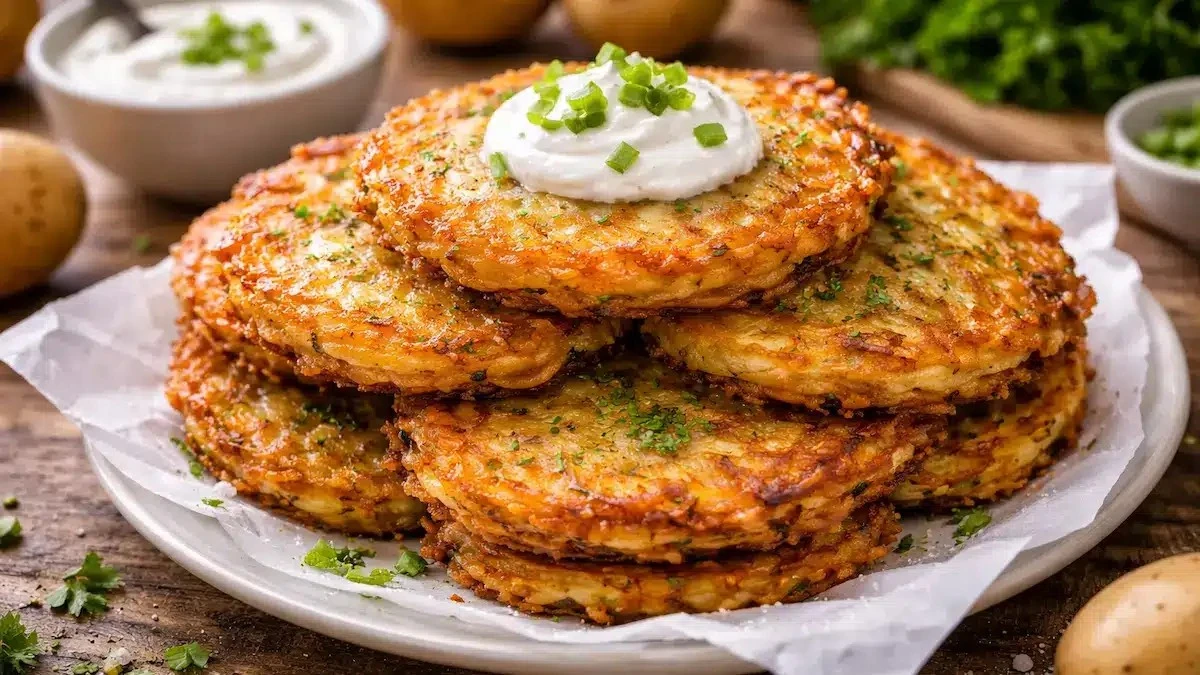 Sekret szefa kuchni: Chrupiąca ziemniaczana babka z pistacjami, która nasyci Cię na długo