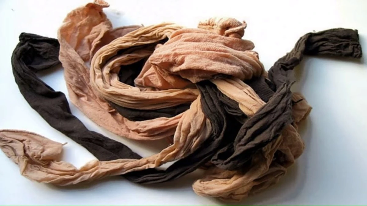 10 trików ze starych rajstop, które ułatwią Ci życie