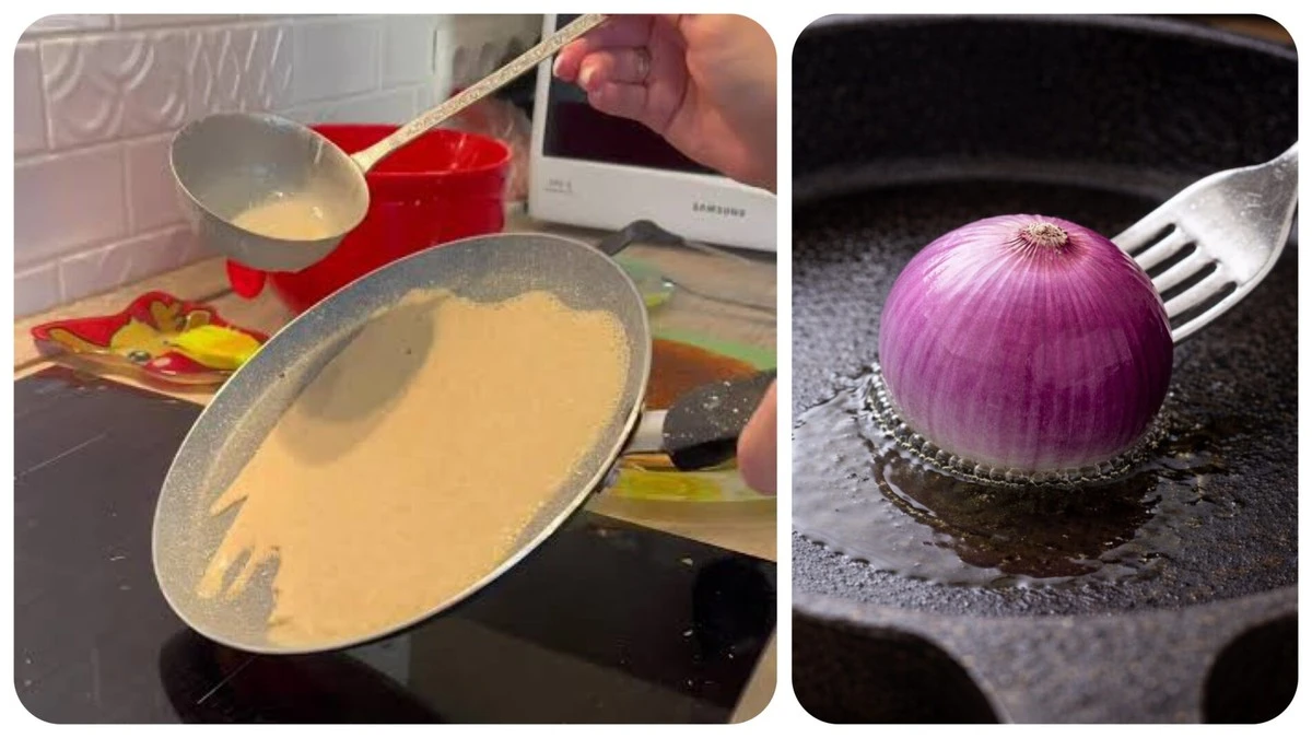 Dlaczego Twoja babcia smarowała patelnię cebulą przed naleśnikami? Ten trik odmieni Twoje gotowanie