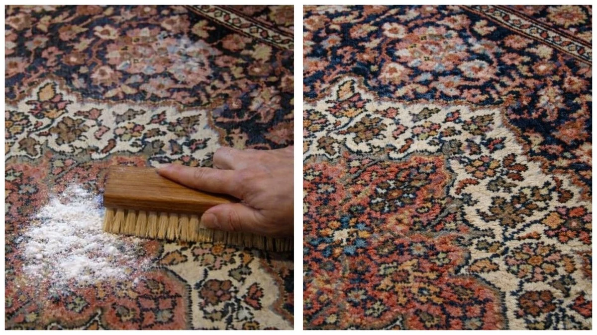 Soda oczyszczona i ocet przywrócą życie staremu dywanowi. Zapomnij o drogich zabiegach!