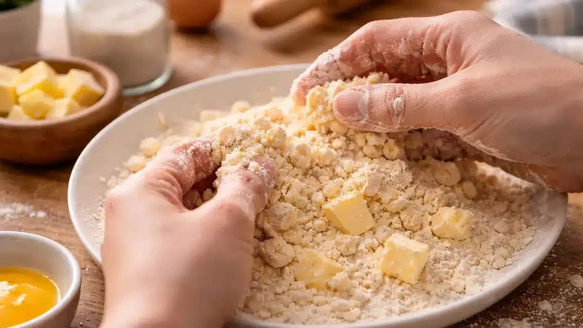 Sekrety cukierników: Jak "piaskowa" metoda da ci idealnie kruche ciasto