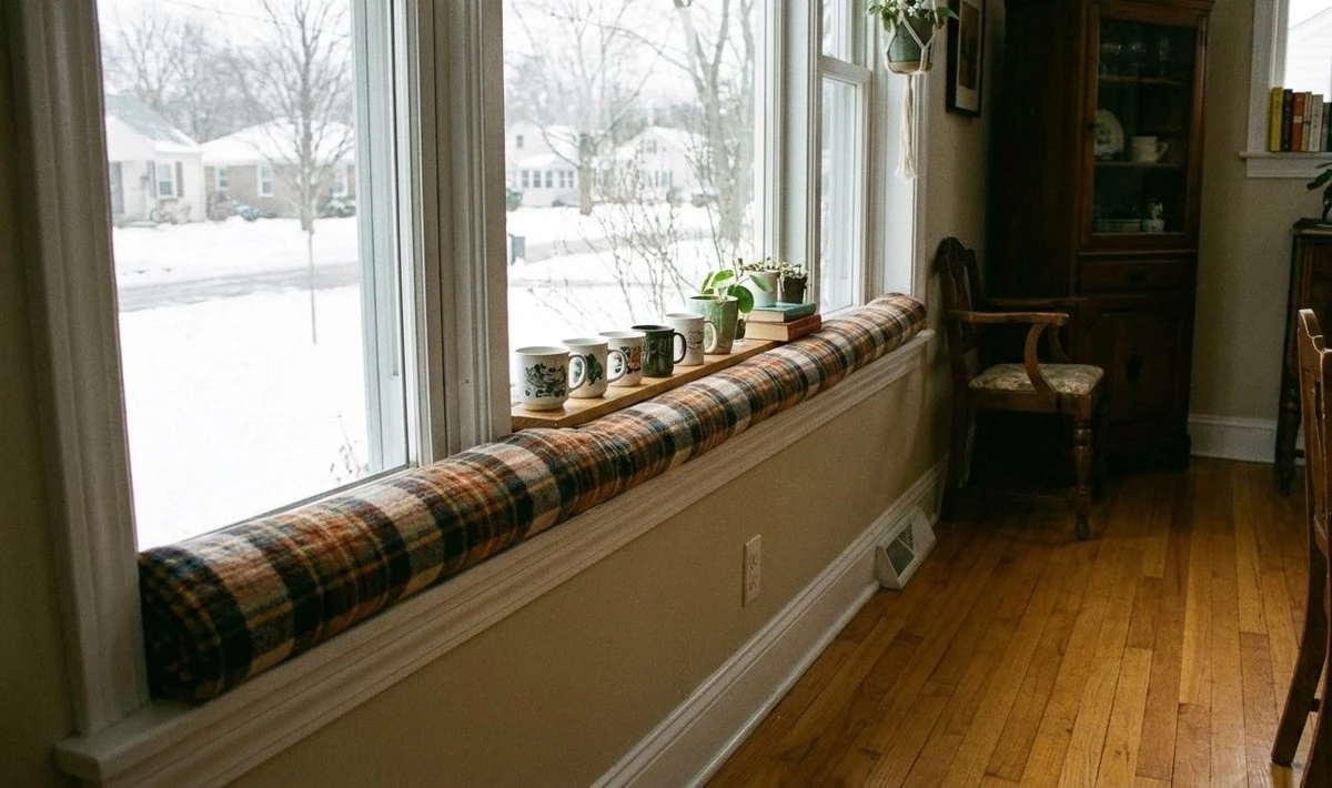 Pożegnaj się z zimnem – prosty wałek na parapet zatrzyma przeciągi lepiej niż taśma