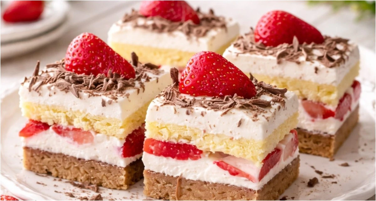 Ten placek z truskawkami i mascarpone sprawi, że zapomnisz o wszystkich innych. Idealny na specjalne okazje.