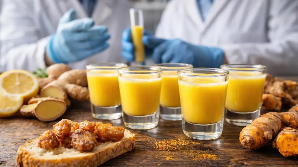 Wshoty imbirowe: 30% silniejsza odporność po wypiciu na czczo? Polscy naukowcy sprawdzili.