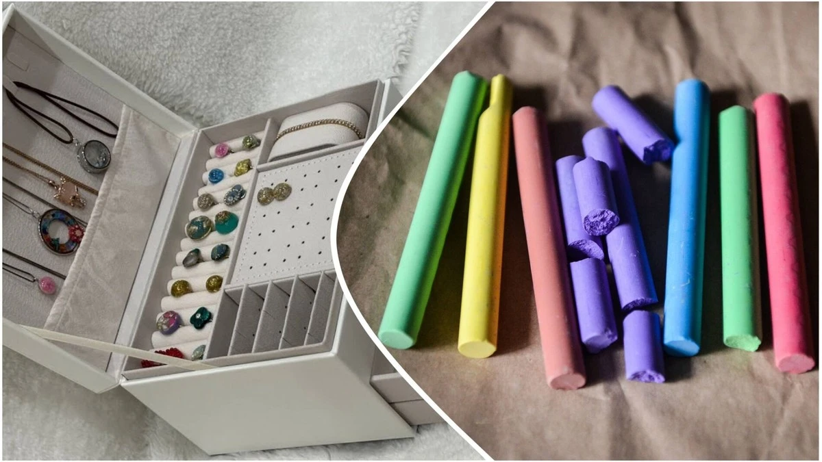 Dwa kawałki kredy w szkatułce z biżuterią? Srebro przestanie czernieć, a Ty zaoszczędzisz fortunę.