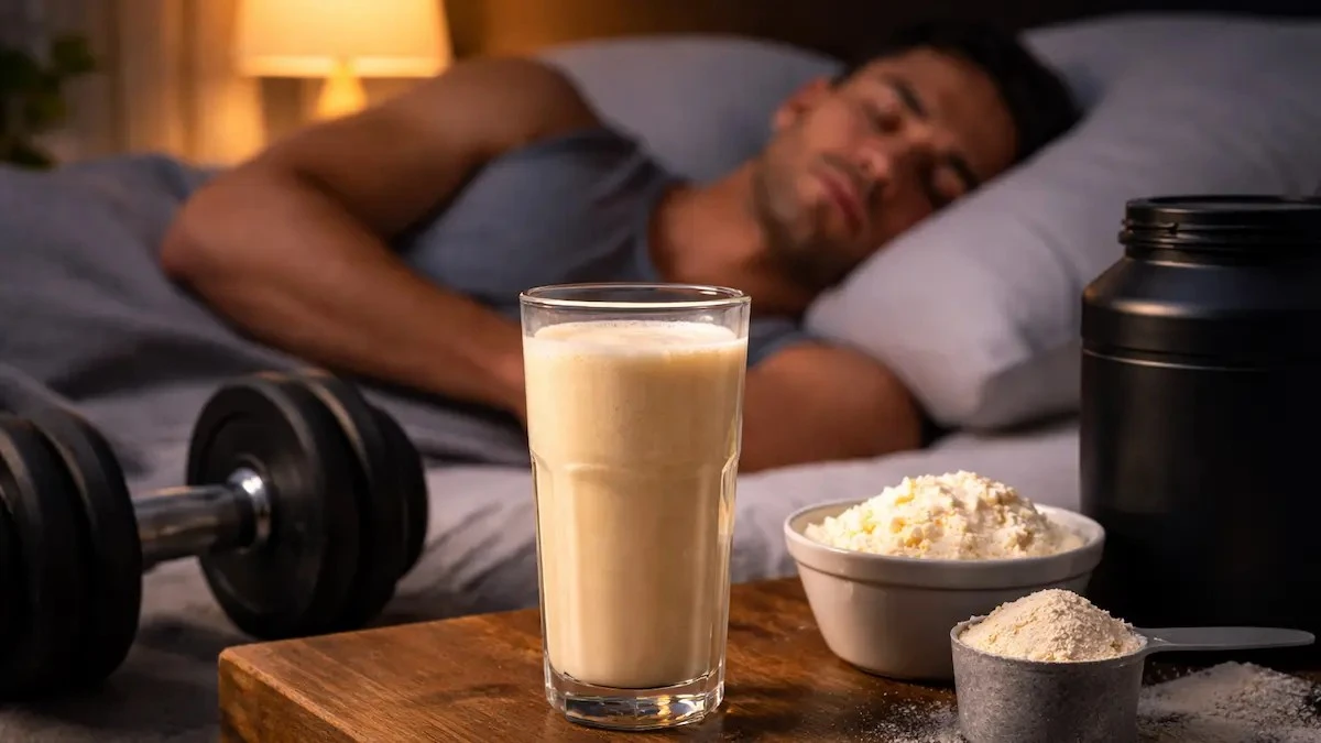Nocny budowniczy mięśni: Ten prosty napój potroi Twoje efekty podczas snu