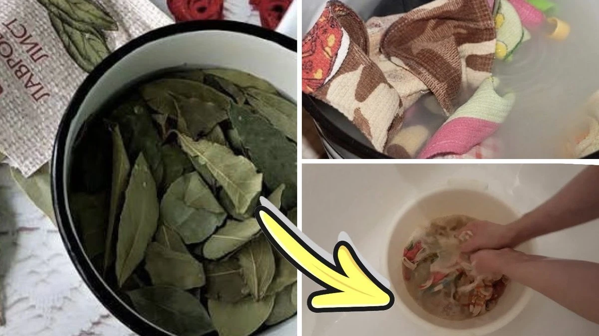 Zapomnij o nieprzyjemnym zapachu ręczników kuchennych: sekretny przepis babci z dodatkiem laurowych liści