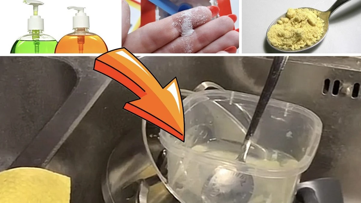 Najtańsze mydło z "Aurory" + 2 składniki = lśniące naczynia w sekundę!