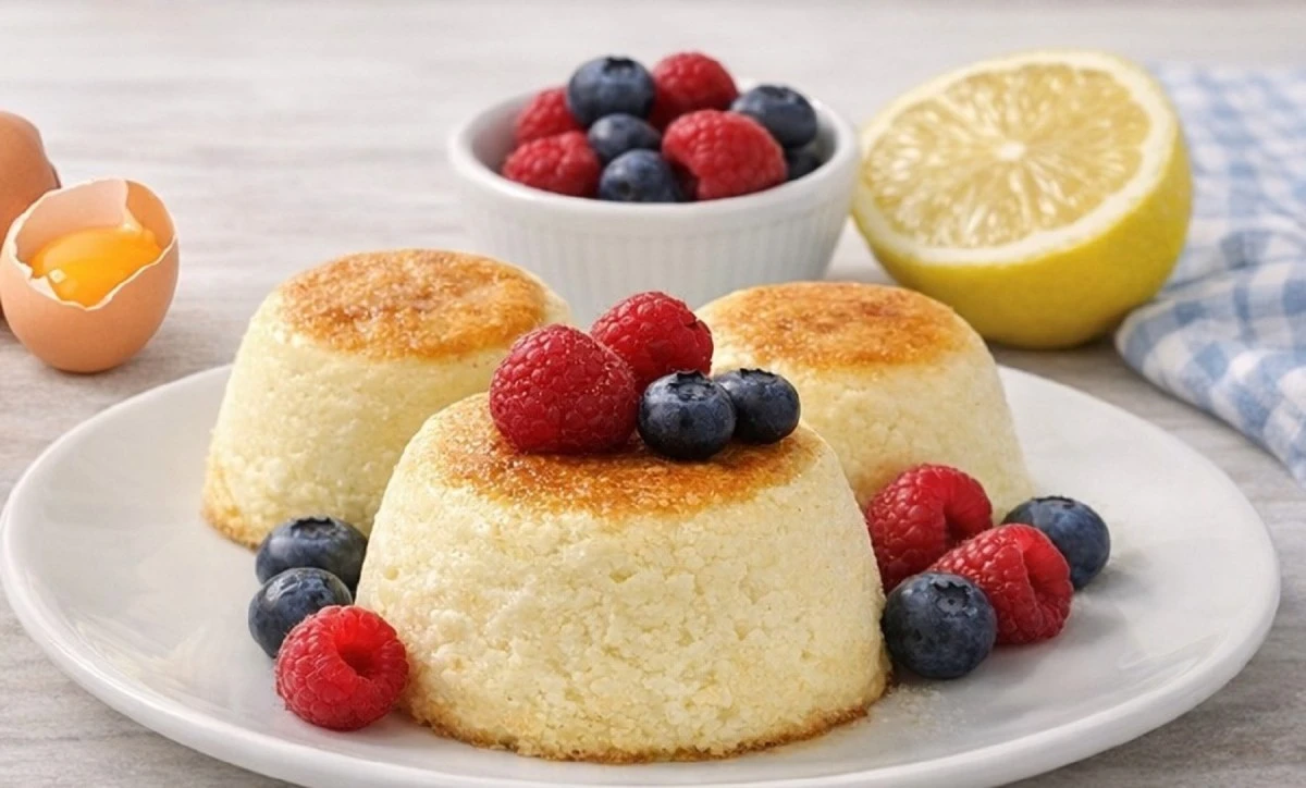 Szybki deser z mikrofali: pastelitos z serem i cytryną bez cukru, tylko 3 składniki!