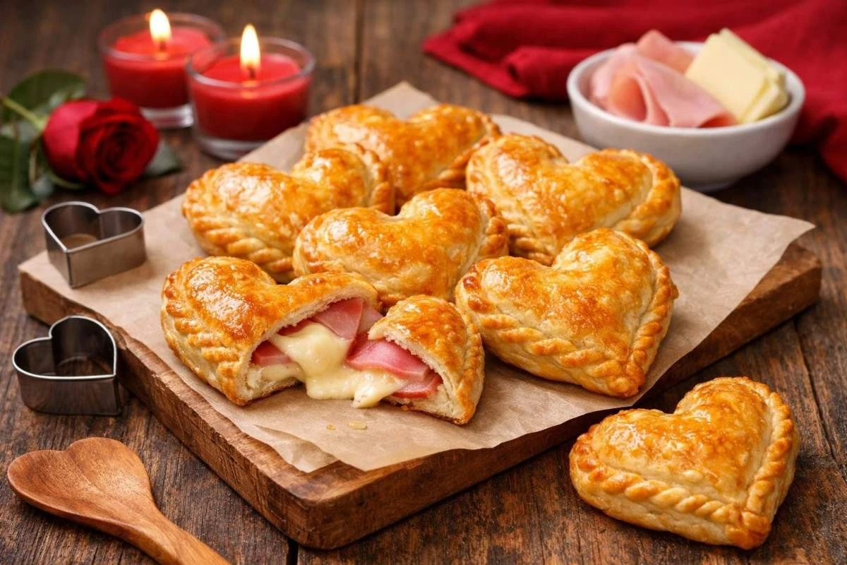 Błyskawiczne serca z ciasta francuskiego: zaskocz ukochaną osobę w Walentynki