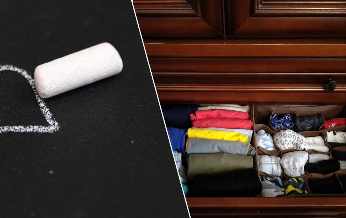 Zamiast drogich saszetek do szafy, moja siostra używa tego przedmiotu z lat szkolnych. Działa 3 razy lepiej!