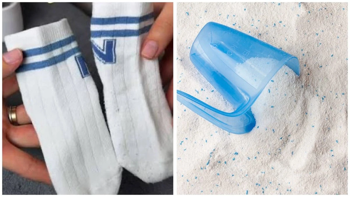 Nie uwierzysz, do czego jeszcze można użyć zwykłego proszku do prania. Wystarczy nasypać go do dwóch skarpet.