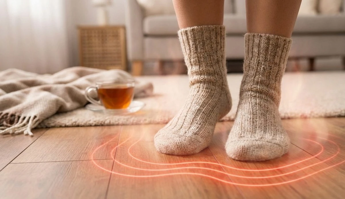 Ogrzewana podłoga bez prądu i rur? Ten trik z Finlandii zmienił moje spojrzenie na dom