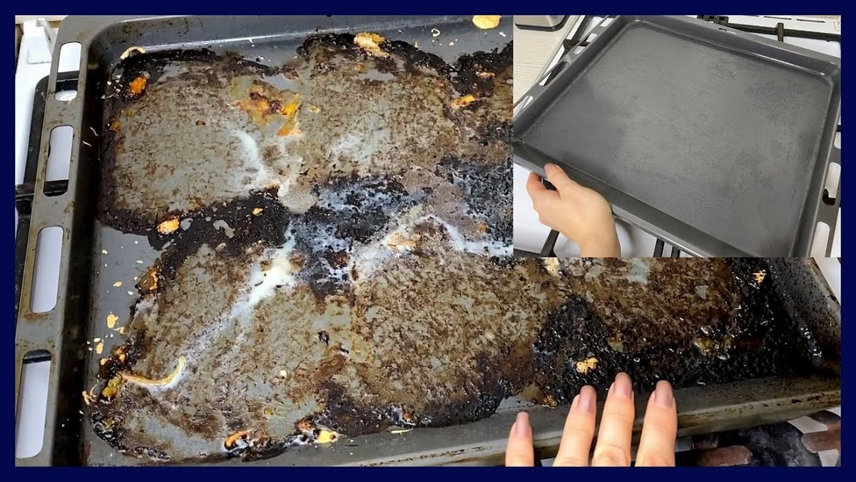 Zapieczony tłuszcz na blasze zniknie jak za dotknięciem czarodziejskiej różdżki. Potrzebujesz tylko 3 składników z kuchni