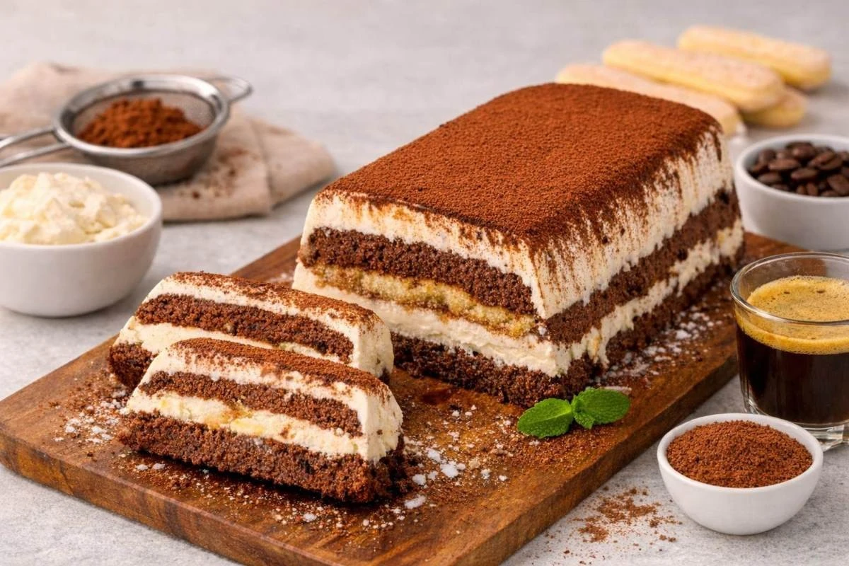 Mroźny Tiramisu w Formie L Growth: Idealny Letni Deser Bez Glutenu