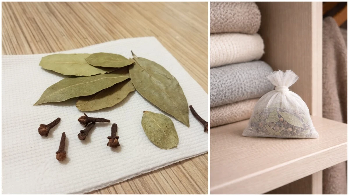 Liść laurowy i goździki w szafie? Ten prosty trik naszych babć uratuje ubrania.