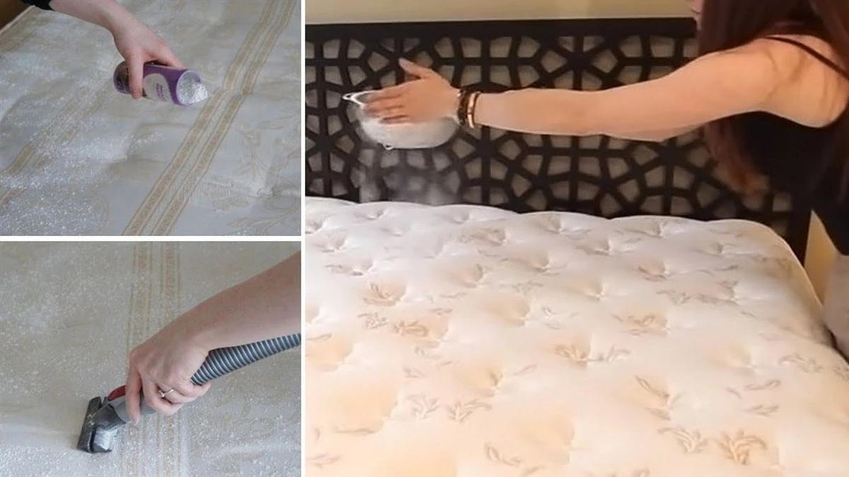 Staram plamy na materacu znikną zaledwie w kilka godzin – prosty trik z użyciem 3 składników