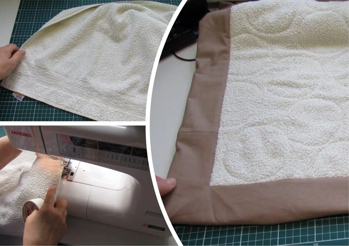 Kreatywny sposób na stare ręczniki: zrób z nich miękki dywanik łazienkowy.