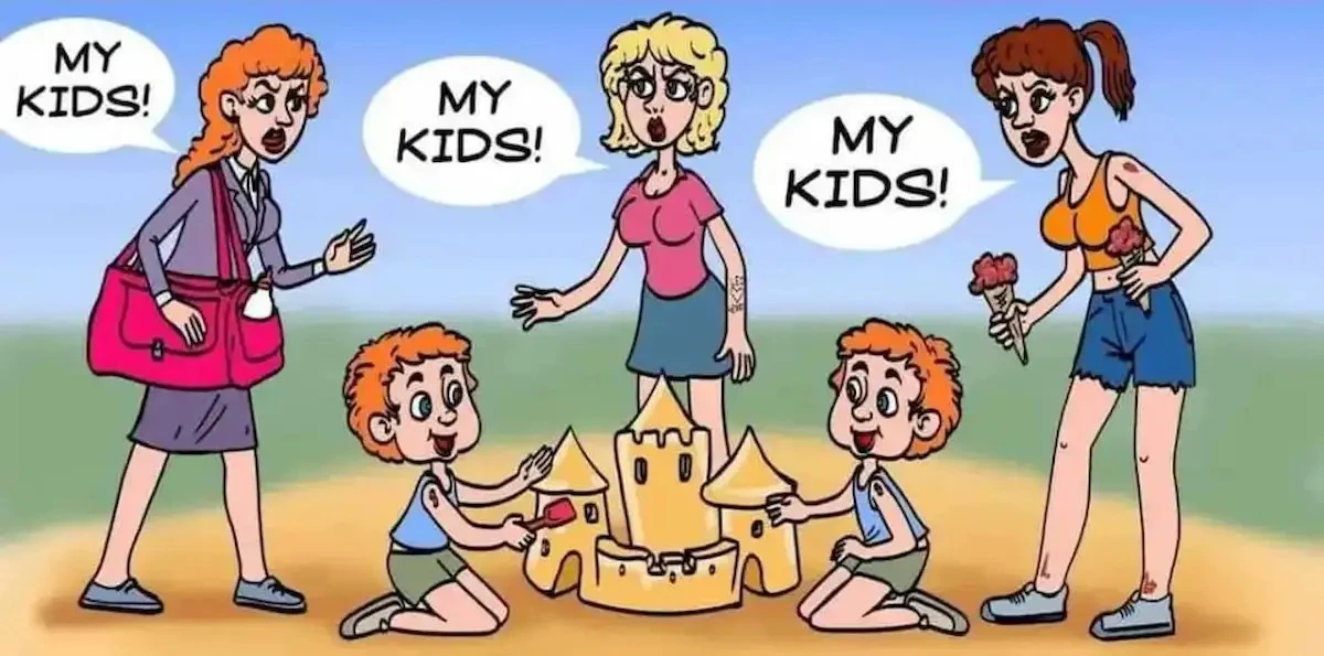 Rozpoznasz matkę bliźniąt w 10 sekund? Twój mózg pracuje wtedy na najwyższych obrotach.