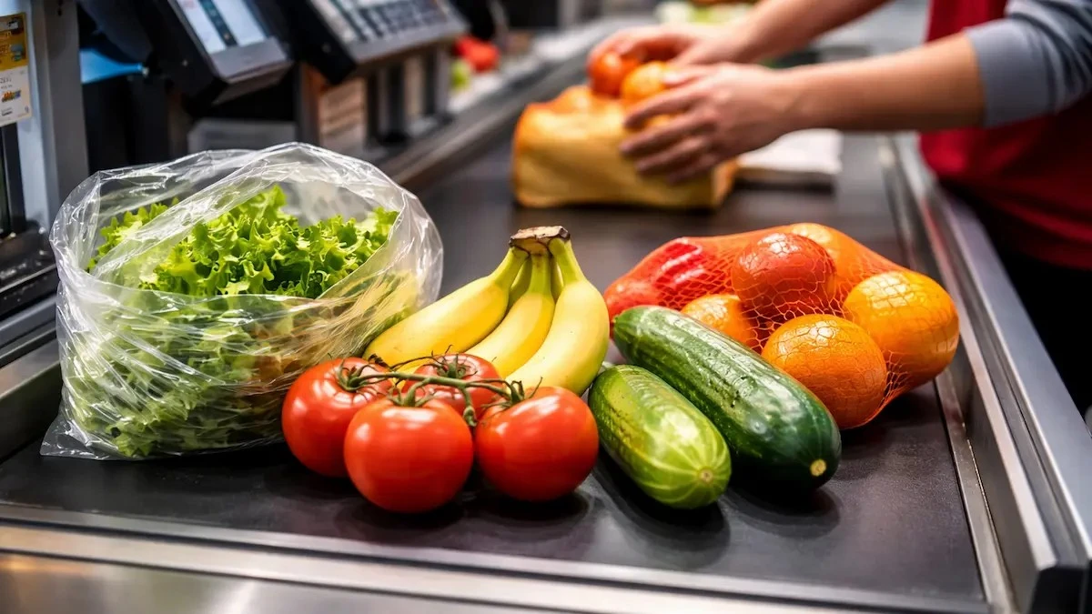 Trik w kasie, o którym mało kto wie: dlaczego najpierw układasz owoce i warzywa na taśmie