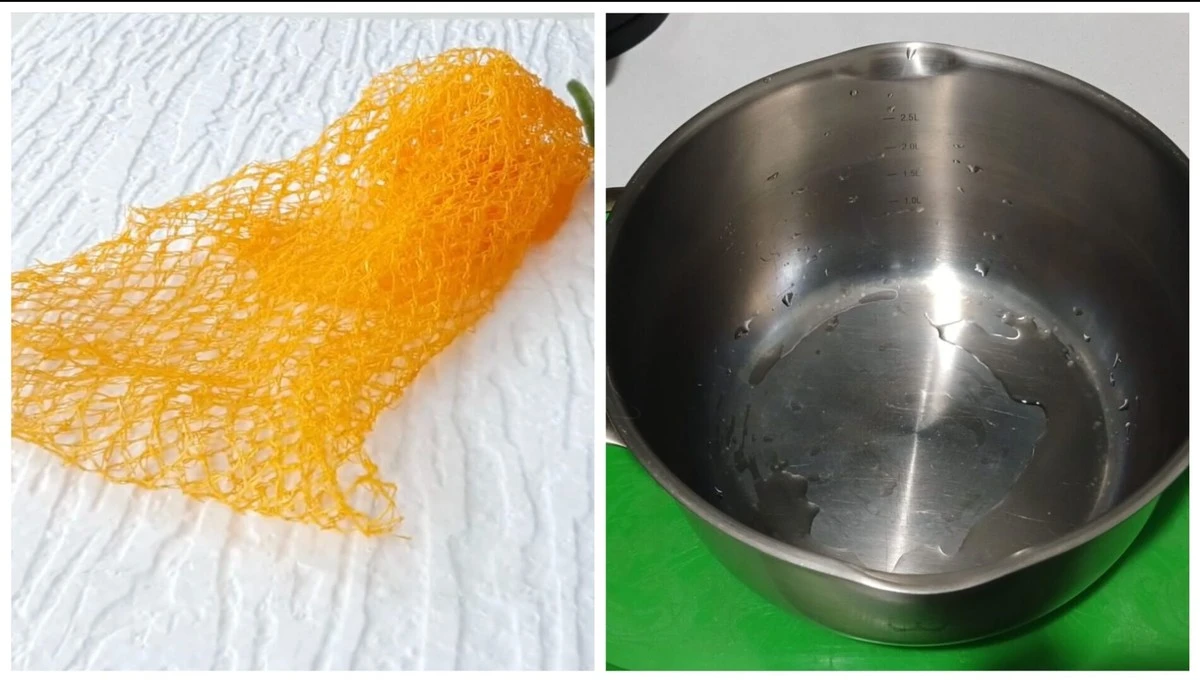 Zwykła siatka po ziemniakach to skarb: jak nią domyć garnki do połysku bez rys