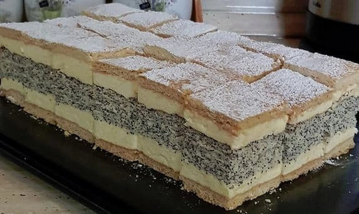 Francia mákos krémes: przepis, który zastąpił wszystkie innych