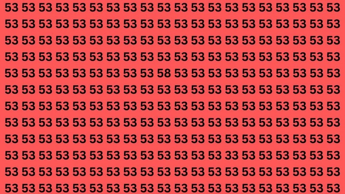 Czy potrafisz dostrzec dwie różne liczby w tym obrazku? Tylko spostrzegawczy je znajdą