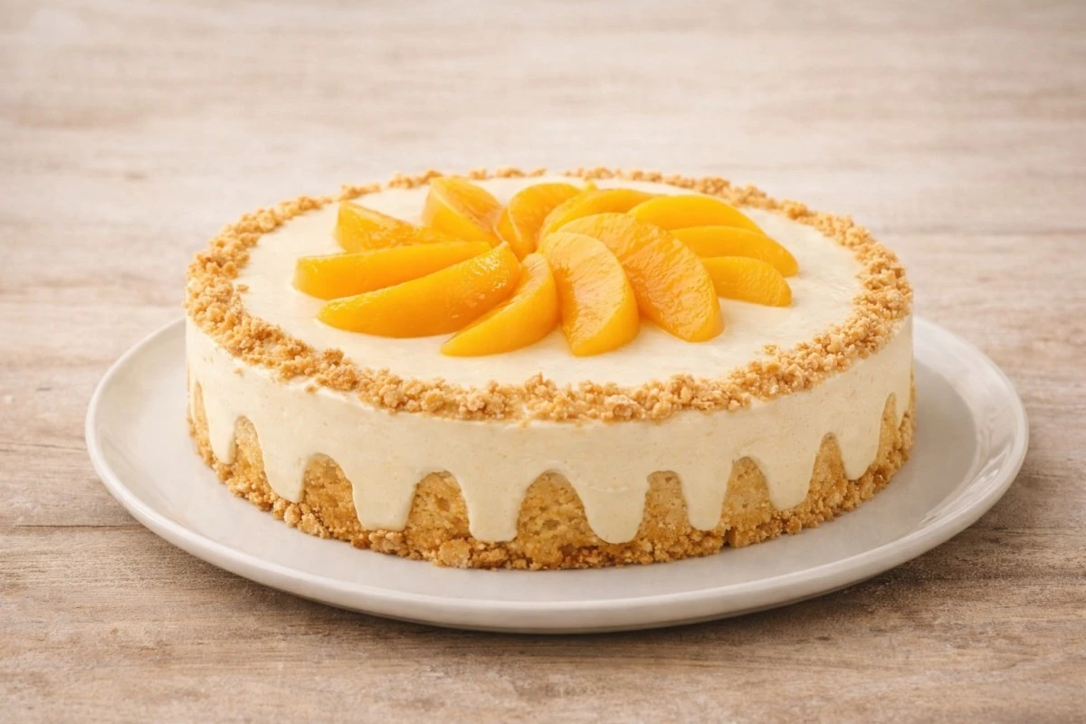 Bezpieczny i szybki deser: carlota z brzoskwiń – przygotujesz ją w 10 minut!