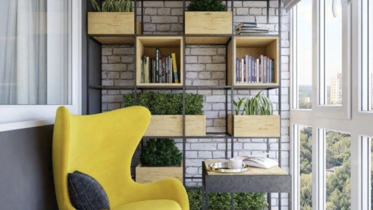 Balkon w stylu loftowym: jak nadać mu drugie życie po 20 latach